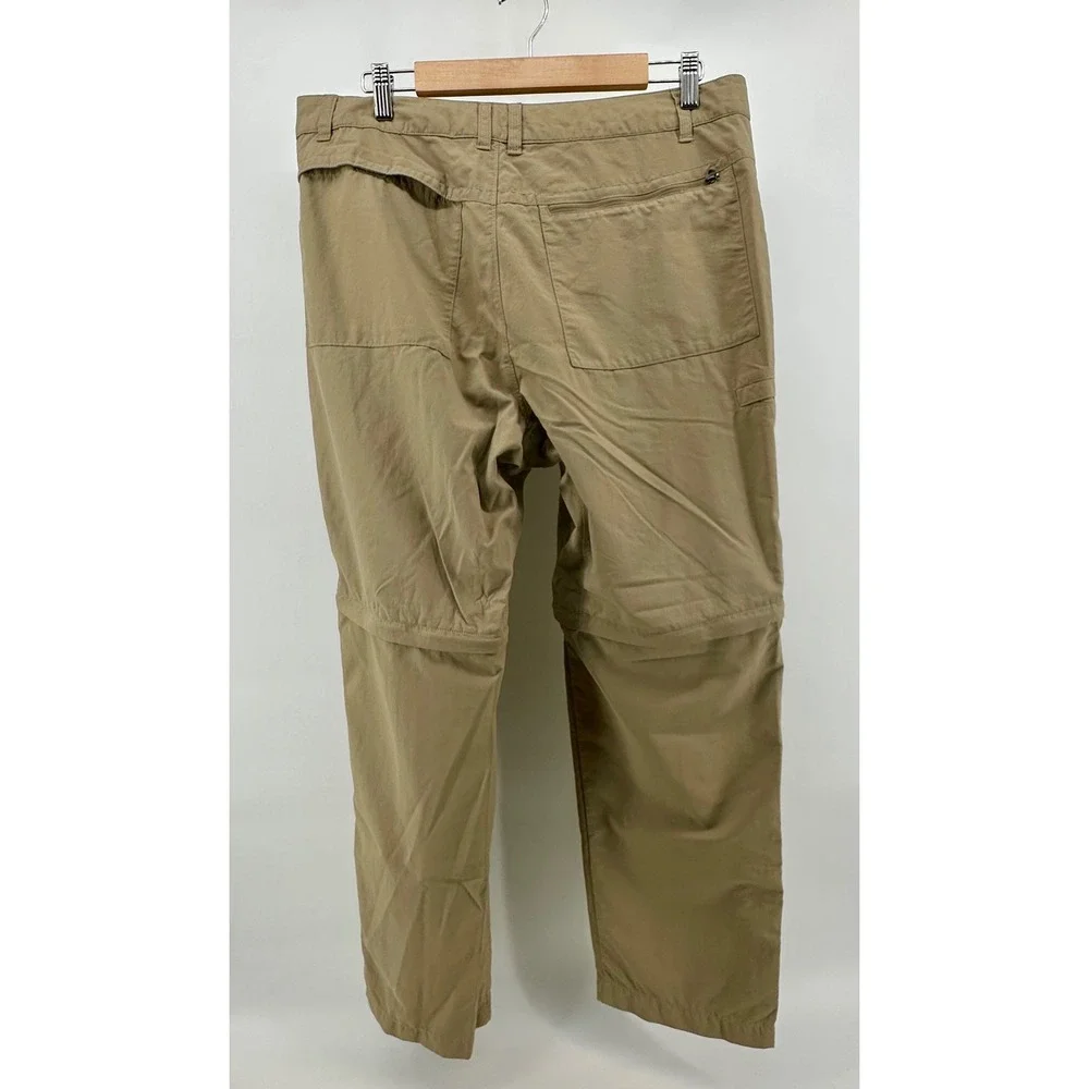The North Face Mens Horizon 2.0 Convertible Hiking Pants Khaki Tan 36 NF0A2UNB